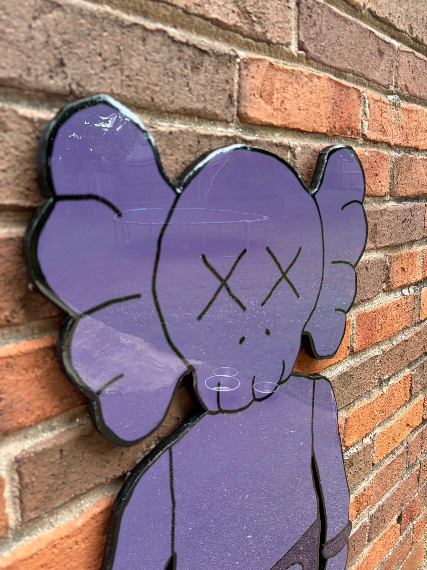 PURPLE KAWS FIGURE