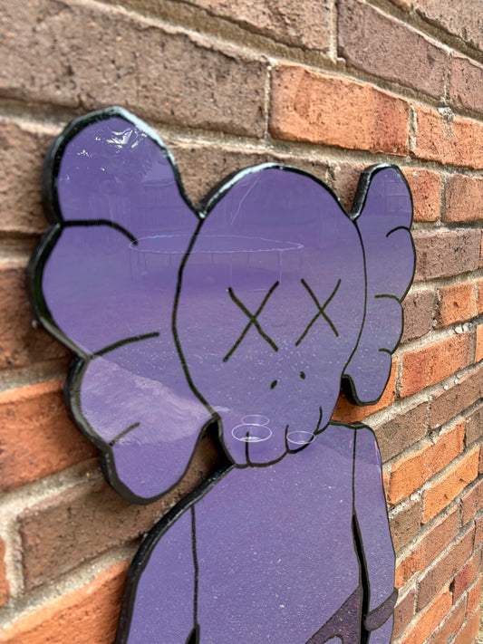 PURPLE KAWS FIGURE