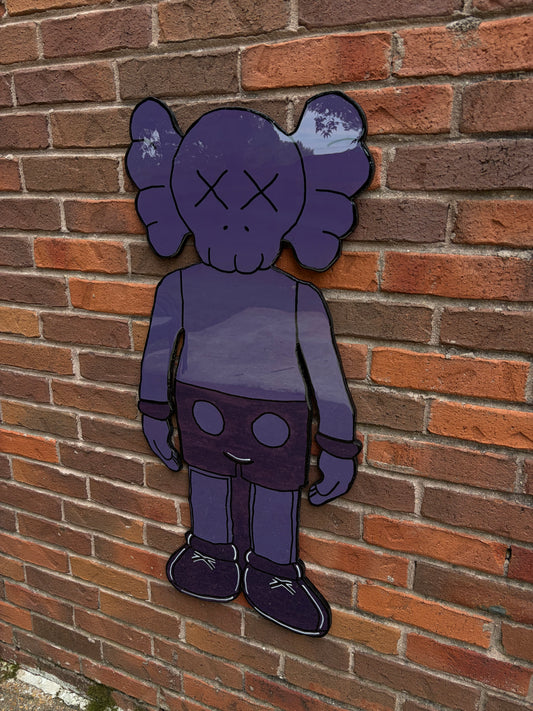 PURPLE KAWS FIGURE