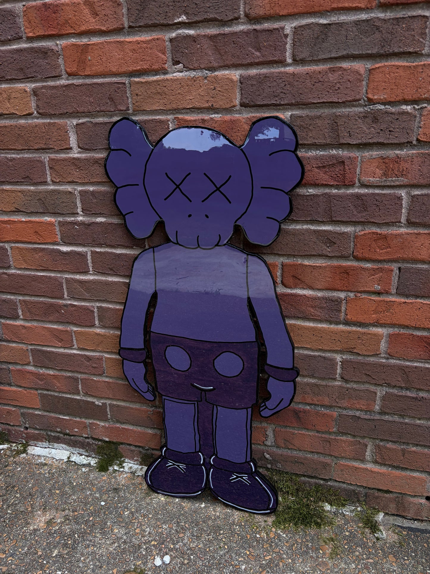 PURPLE KAWS FIGURE